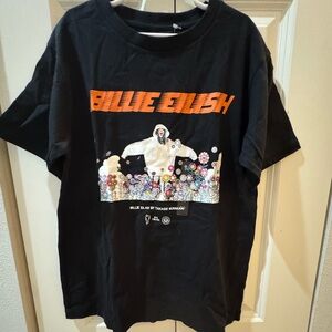 Uniqlo Billie Eilish By Takashi Murakami Black Tee